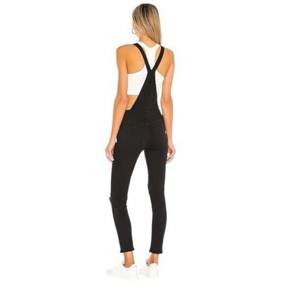 Revolve  superdown gia denim overalls size small preppy streetwear boho coastal - Picture 2 of 7